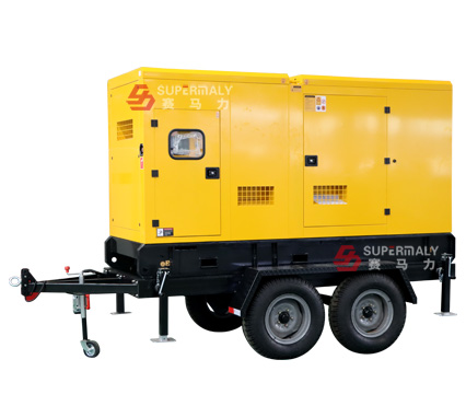 160KW Mobile Trailer-Mounted Generator Set